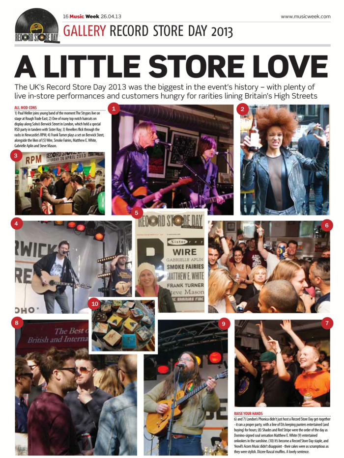 Record Store Day - my image in RPM from October 2013